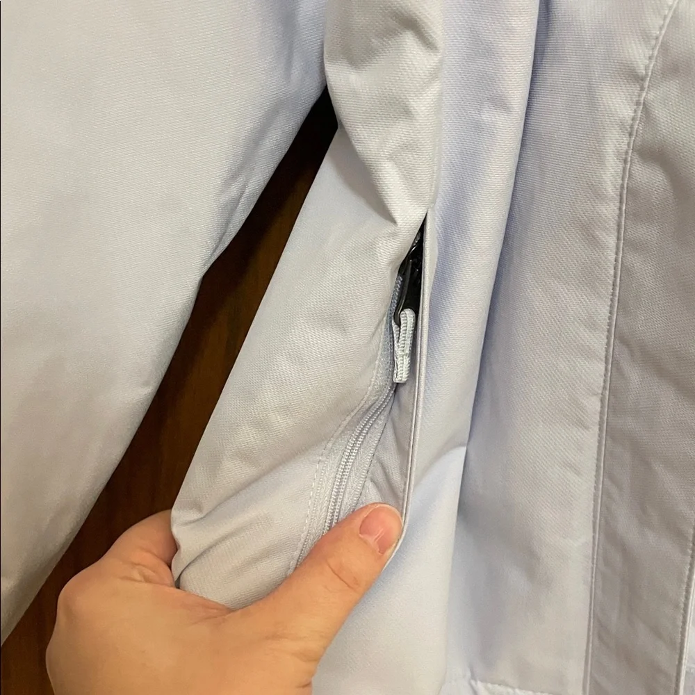 COLUMBIA NWT Girls Size 10/12 Light Purple Lavender Lined Jacket Raincoat - Picture 12 of 12